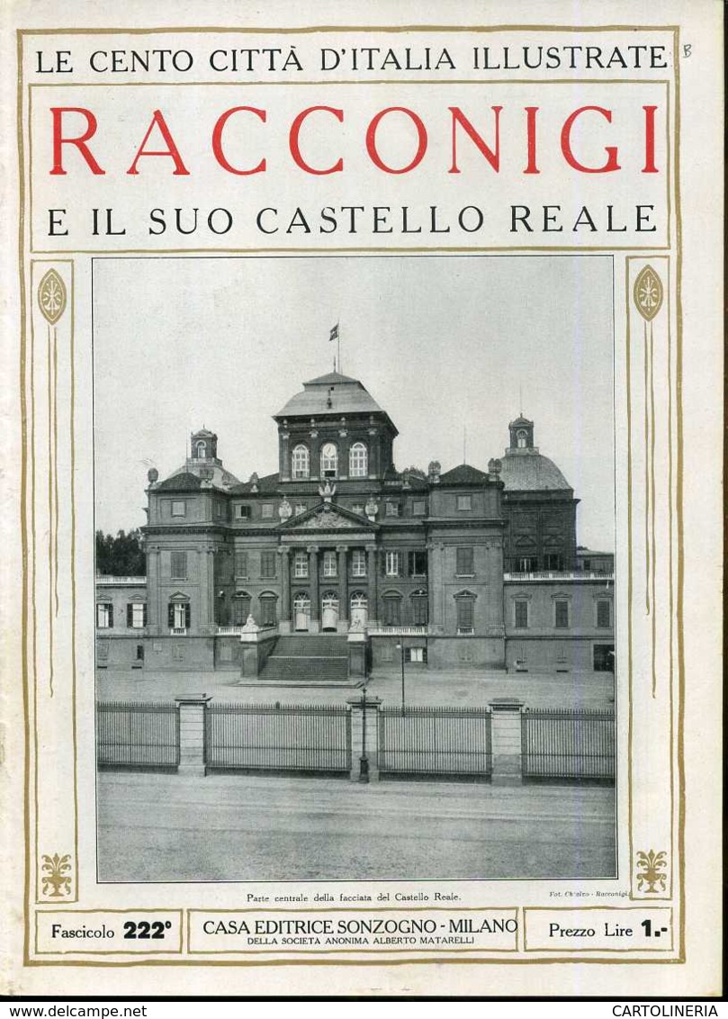 1920 Cento Città D' Italia Racconigi - Ante 1900