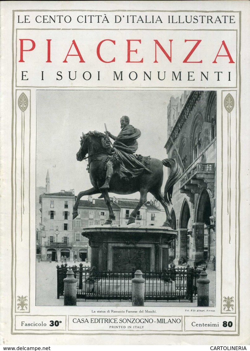 1920 Cento Città D' Italia Piacenza - Ante 1900