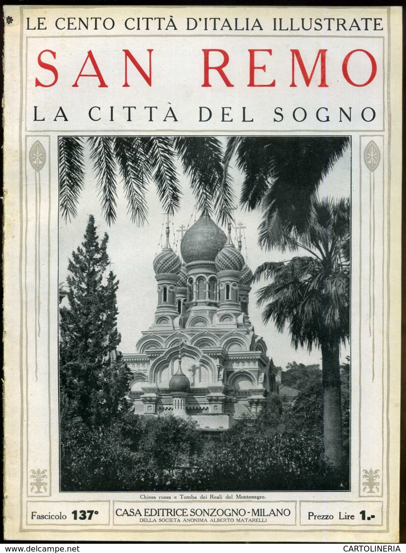 Rifilata 1920 Cento Città D' Italia San Remo - Ante 1900