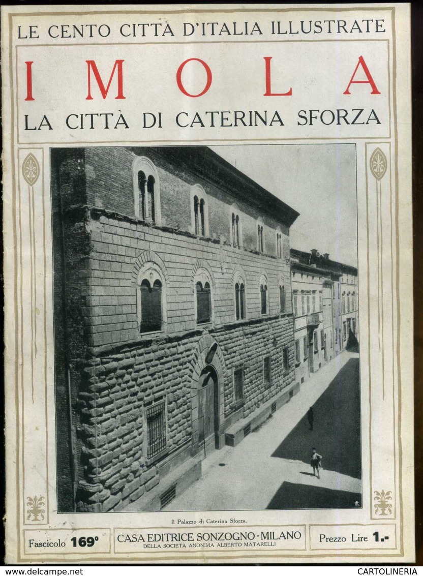 Rifilata 1920 Cento Città D' Italia Imola-La Città Di Caterina Sforza - Ante 1900