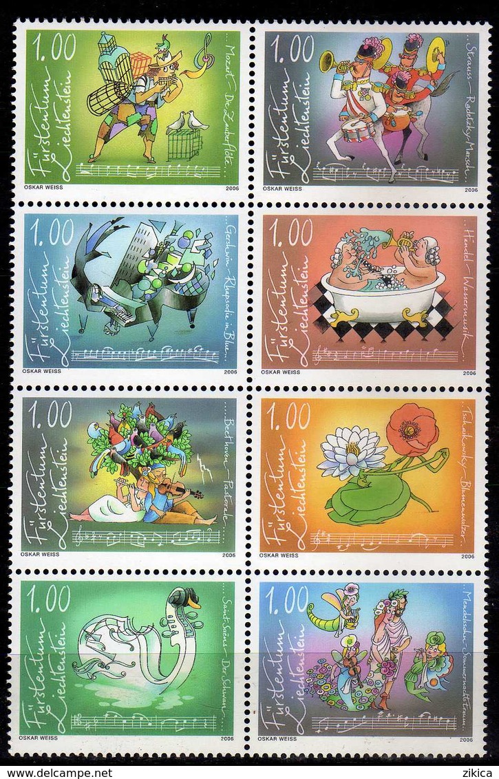 Liechtenstein - 2006 Music Famous Works. MNH - Neufs