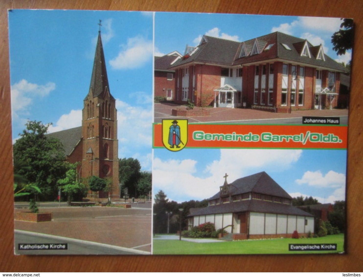 Gemeinde Garrel / Oldb. Katholische Kirche. Evangelische Kirche. Johannes Haus. - Oldenburg