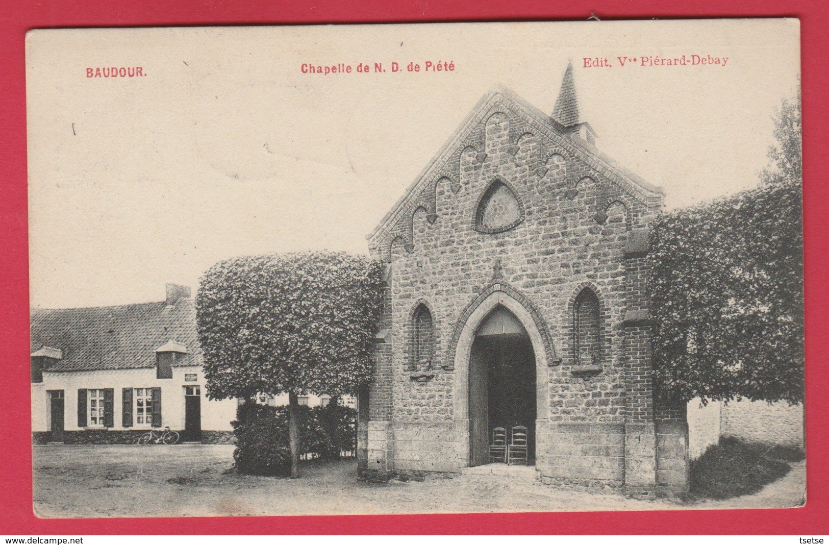 Baudour - Chapelle De N-D De Piété - 1907 ( Voir Verso ) - Saint-Ghislain