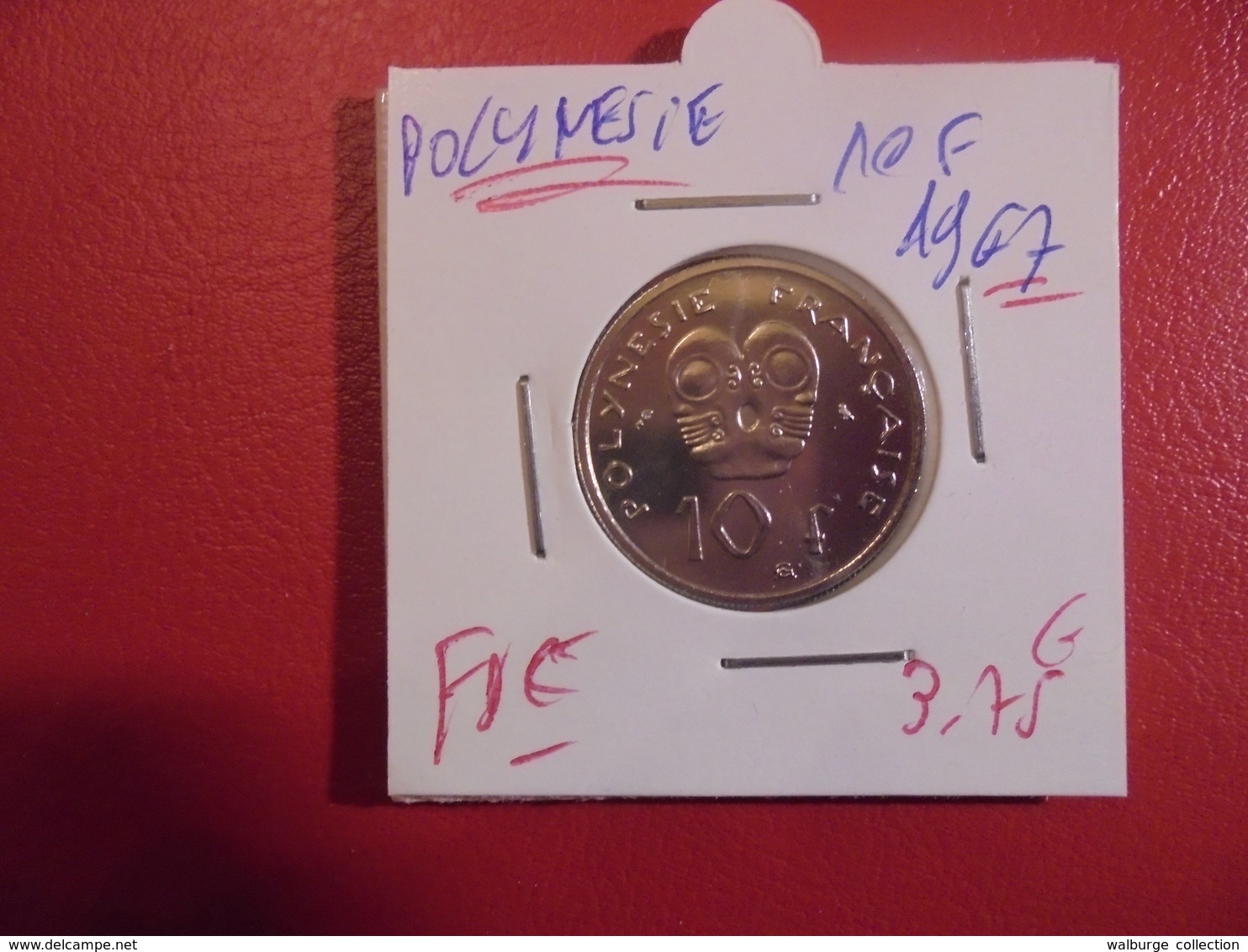 POLYNESIE FRANCAISE :10 Francs 1967 QUALITE FDC ! - Polynésie Française