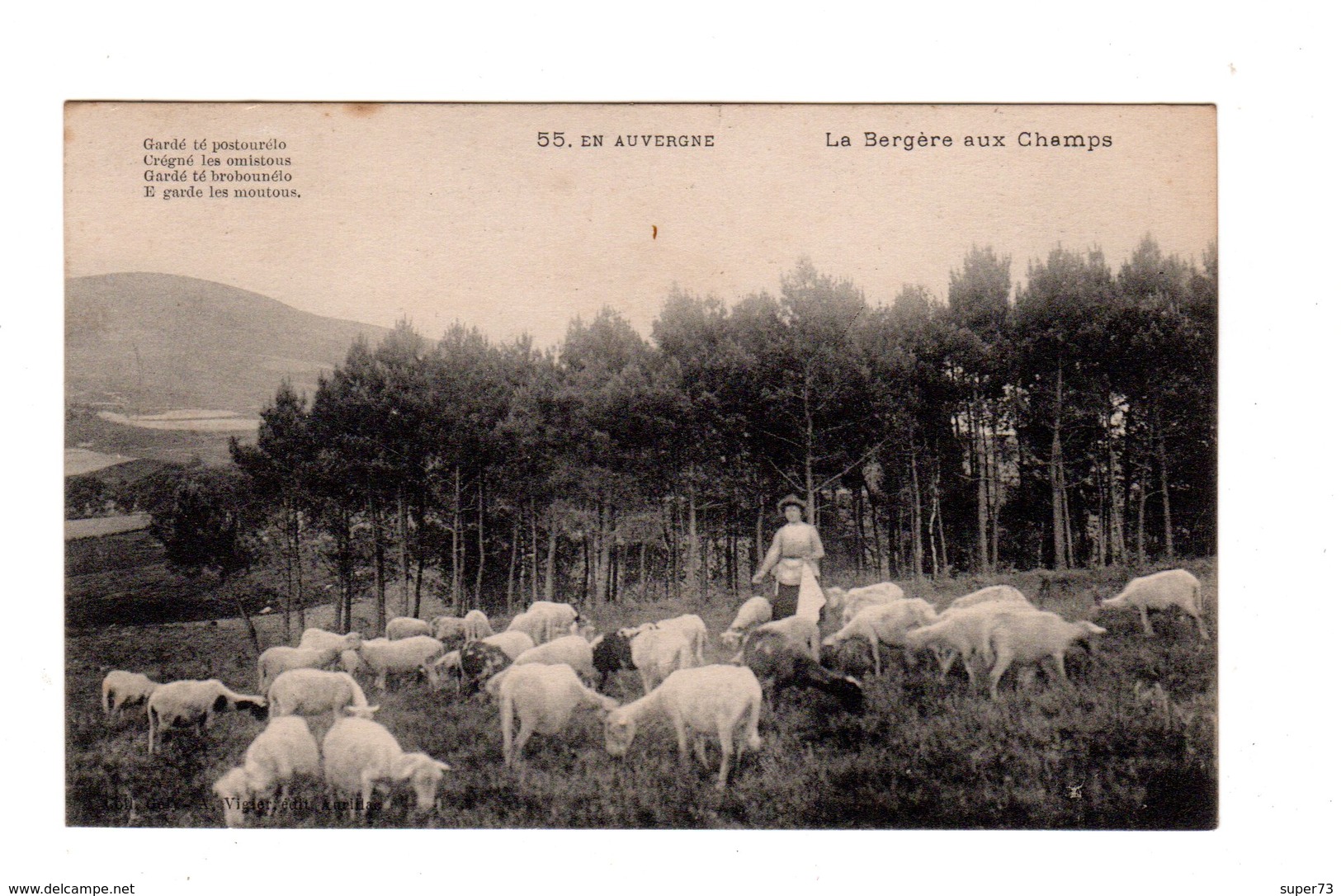CPA 15 - En Auvergne - La Bergère Aux Champs - Other & Unclassified