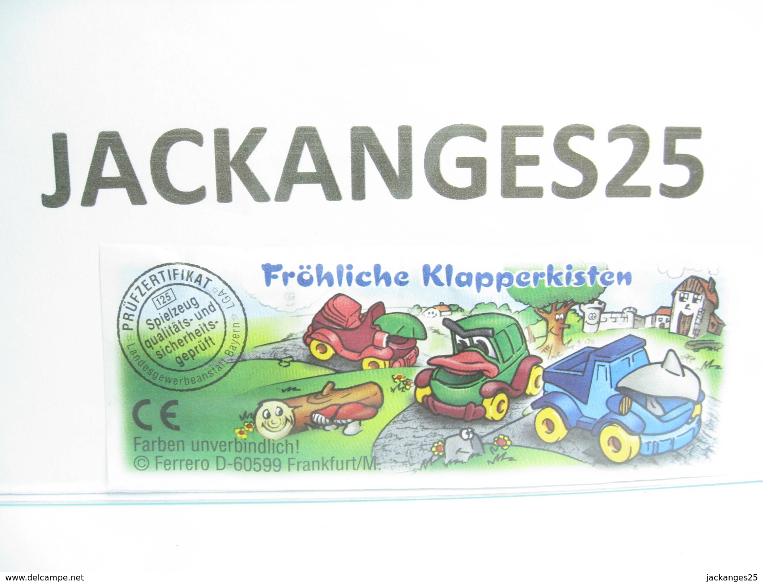 KINDER  ALLEMAND  670820  AUTO 1998 + BPZ - Monoblocs