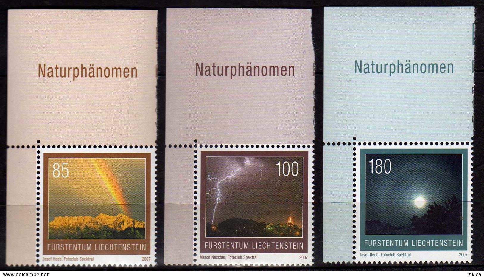 Liechtenstein - 2007 Natural Phenomena. MNH - Nuovi