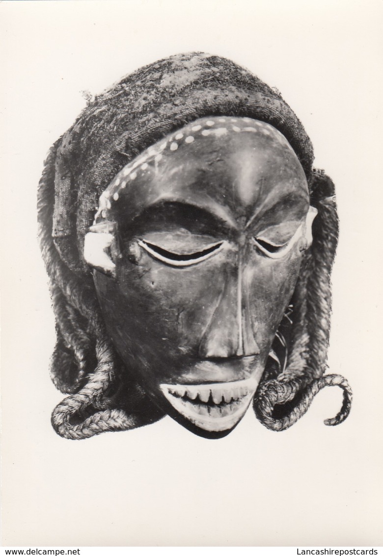 Postcard Dance Mask Western Bapende Belgian Congo Torday Expedition The British Museum RP My Ref  B23403 - Museum