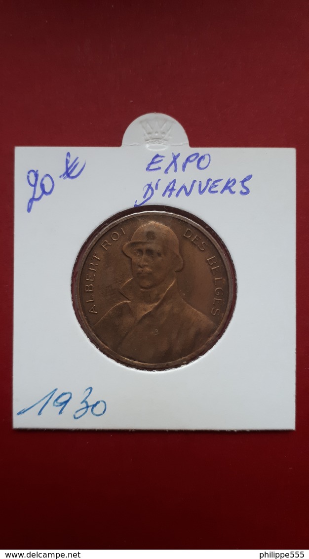 Medaille 1930 Expo D'Anvers 1930 - Altri & Non Classificati
