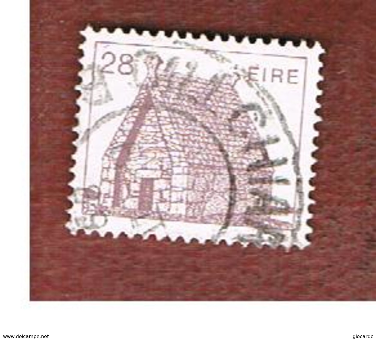 IRLANDA (IRELAND) -  SG 545c   -    1985 IRISH ARCHITECTURE: ST. MACDARA CHURCH 28  -     USED - Usati