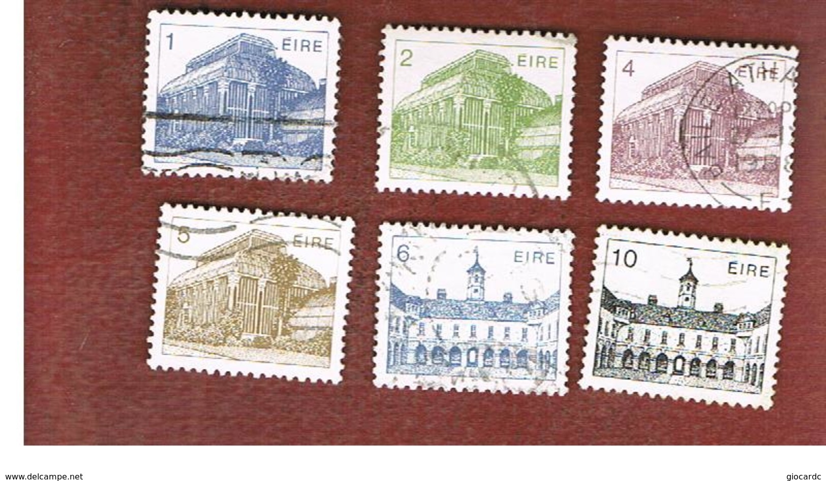 IRLANDA (IRELAND) -  SG 532.539   -    1983 IRISH ARCHITECTURE   -     USED - Usati