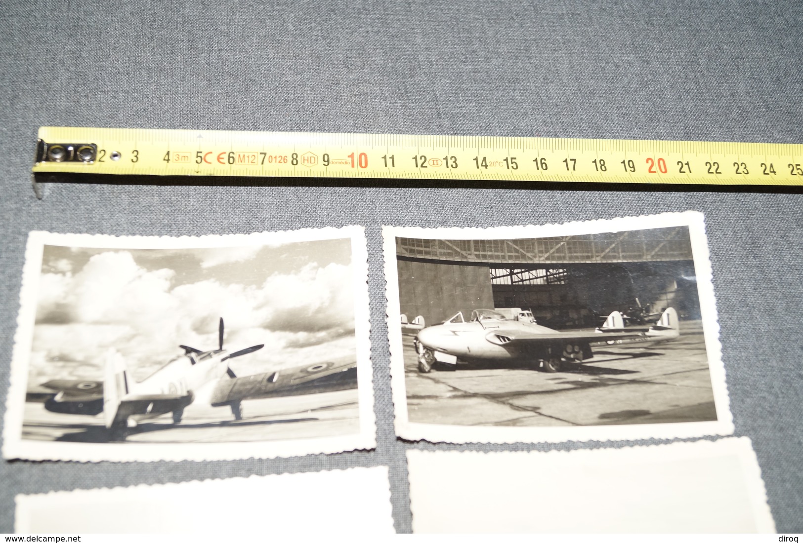 lot de 6 photos d'avions ,photos originales pour collection