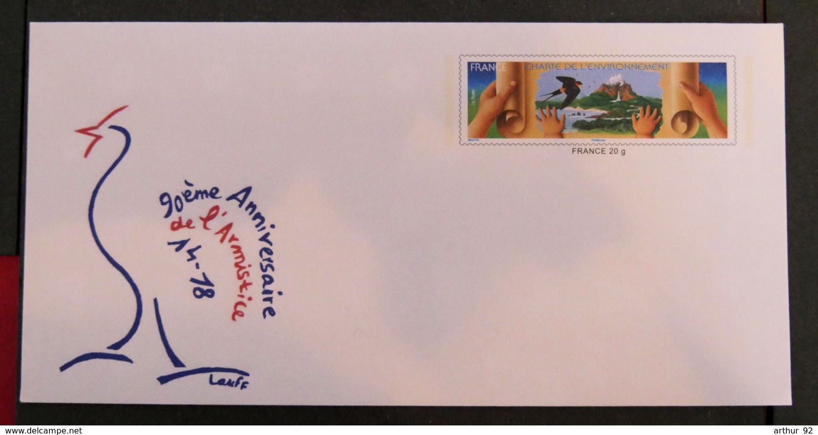 FRANCE - 2008 - FDC  PAP REPIQUE - ARMISTICE 14-18 - 2000-2009