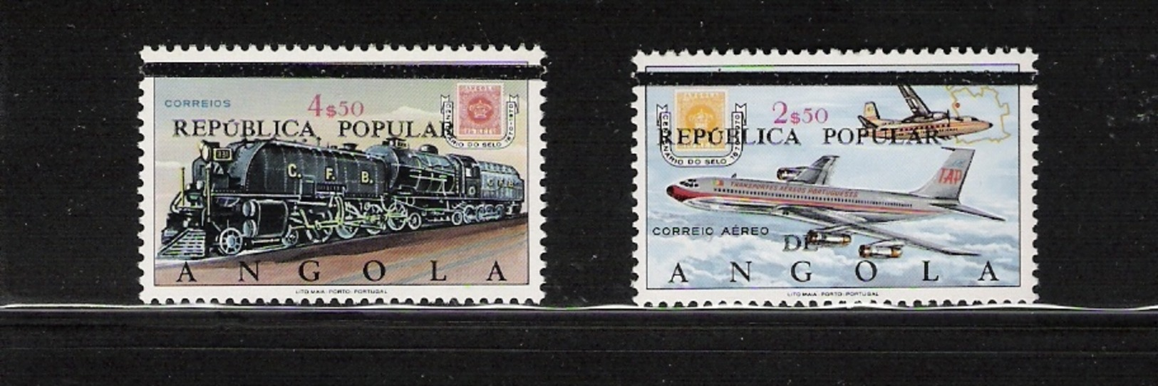 ANGOLA, 1970 110th Anniversary Of Stamps Of Angola 2v MNH - Angola