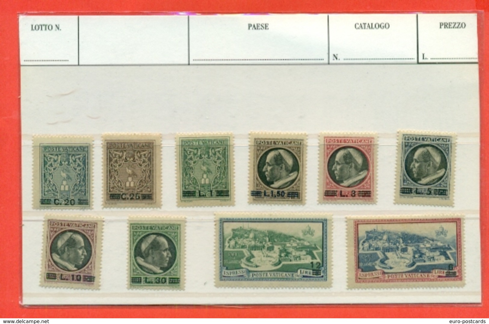 1945/46 - Serie Medaglioncini Soprastampati - SERIE COMPLETA DI POSTA ORDINARIA + ESPRESSI - PERFETTI - Nuovi