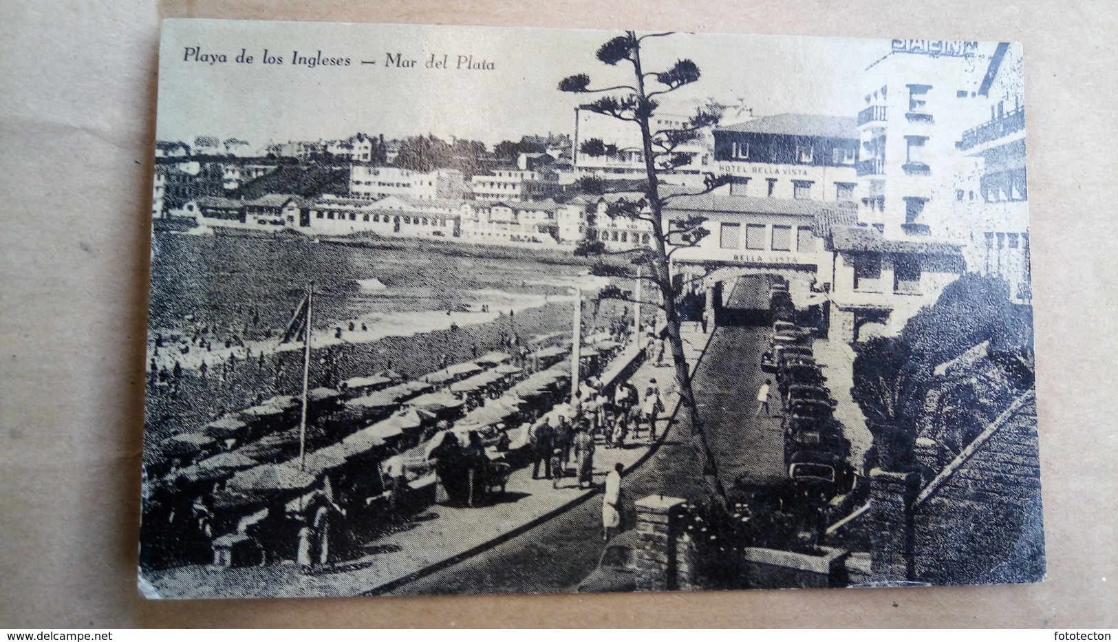 Argentina - Mar Del Plata, Playa De Los Ingleses - " Hotel Bella Vista" - 1959 - Argentina