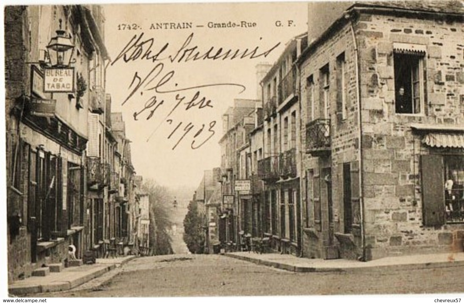 1742.  ANTRAIN - Grande-Rue - Autres & Non Classés