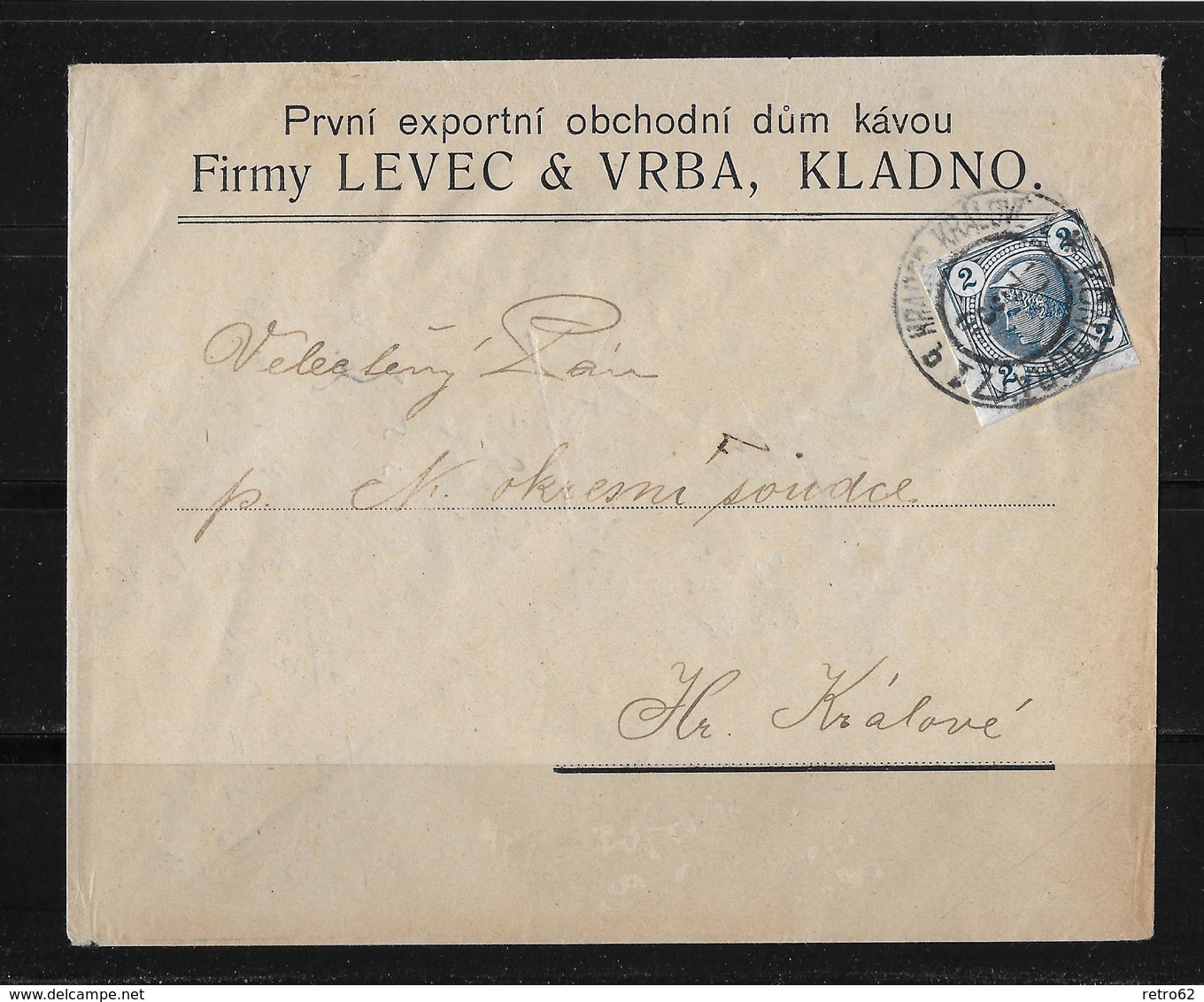 1906 ÖSTERREICH → Orts Brief Hradec Nach Kralove - Lettres & Documents