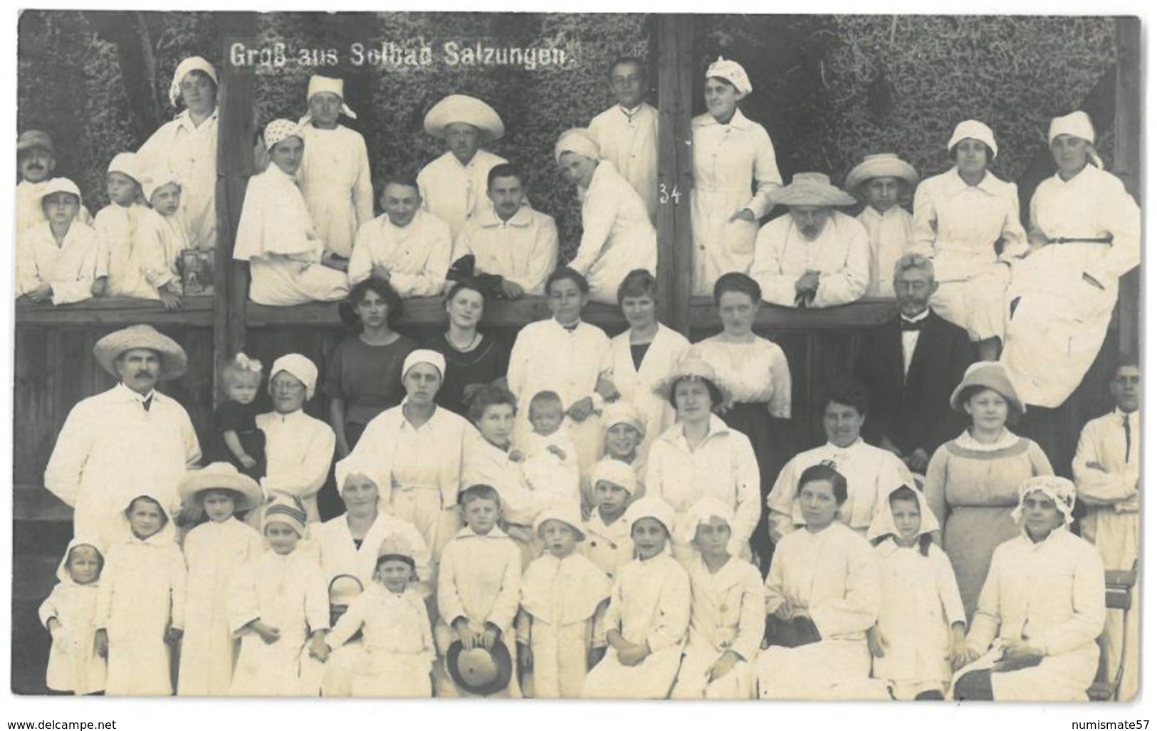 CARTE PHOTO - Gruss Aus SOLBAD SALZUNGEN ( Bad Salzungen ) - Année 1921 - Bad Salzungen