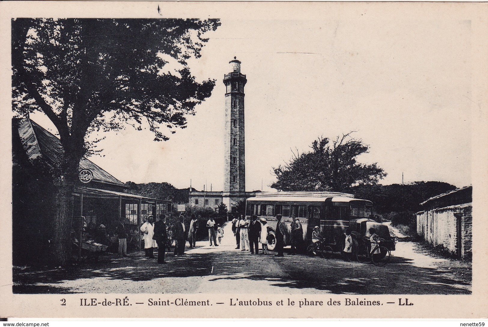 17 ILE DE RE -- SAINT CLEMENT -- L' Autobus Et Le Phare Des Baleines + Belle Animation - Ile De Ré