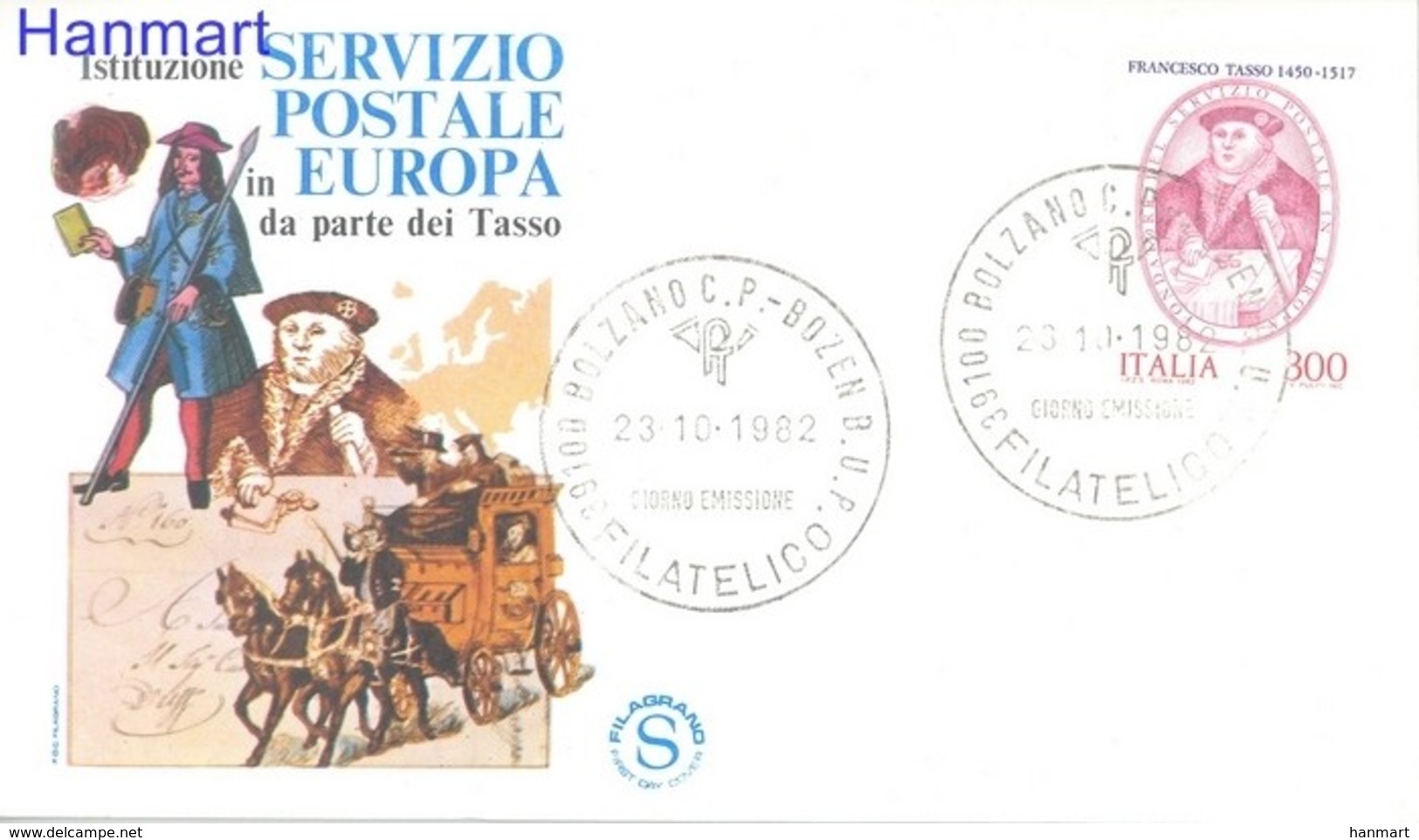 Italy 1982 Mi 1815 FDC ( FDC ZE2 ITA1815 ) - Zonder Classificatie