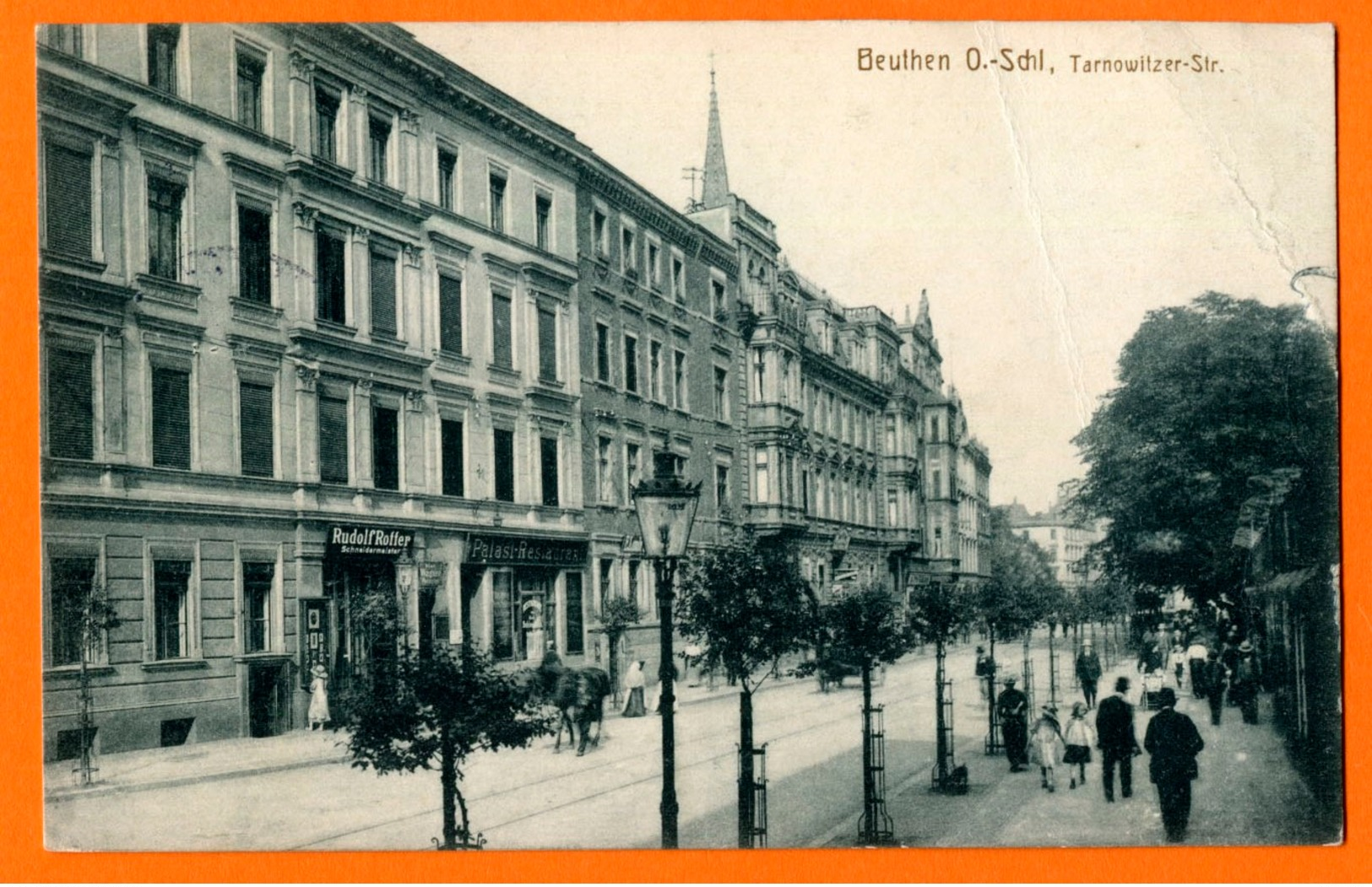 Beuthen O.Schl. Tarnowitzer Str. - Poland 1914 - Poland