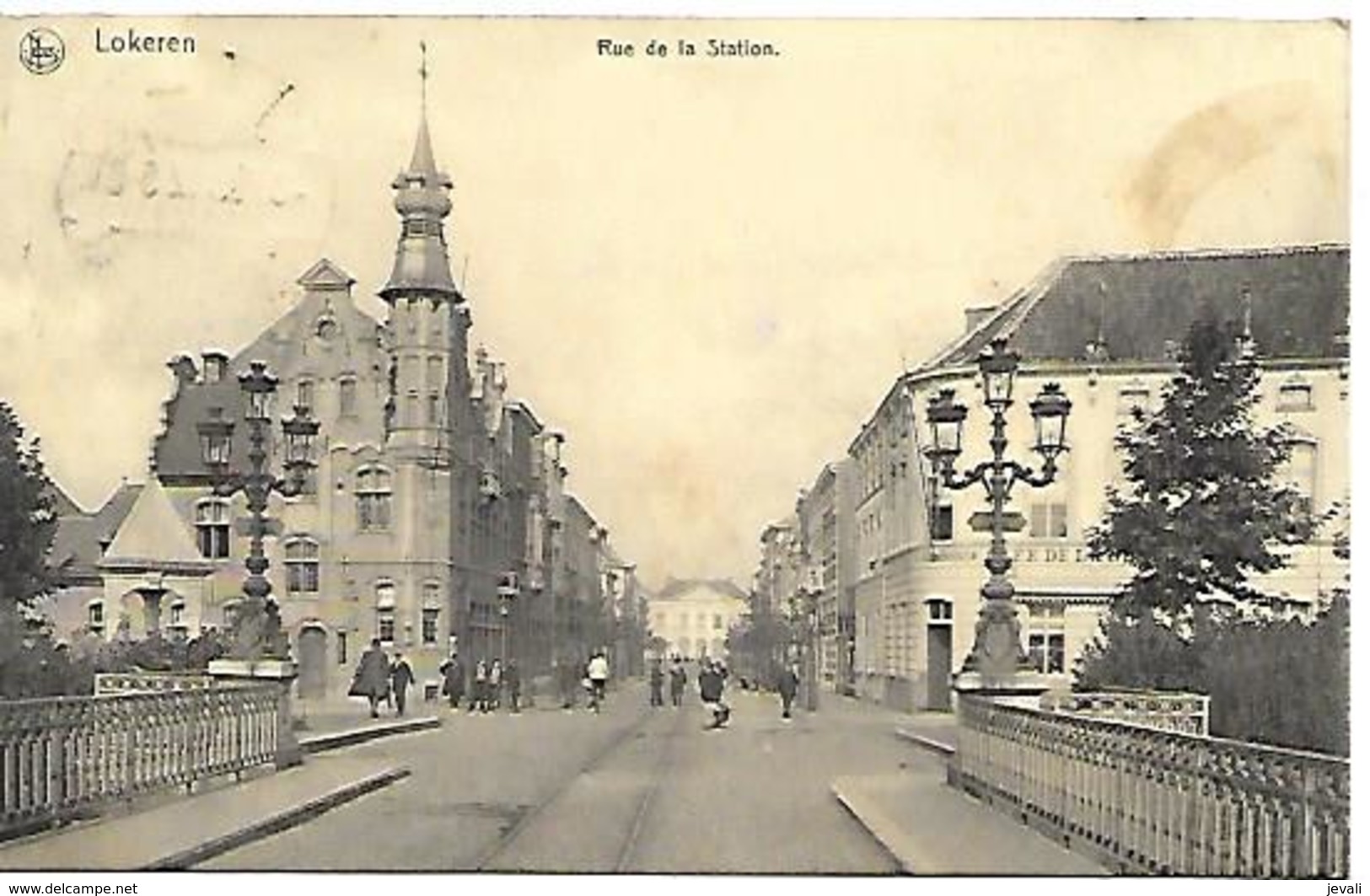 CPA / AK / PK   -   LOKEREN  Rue De La Station - Lokeren