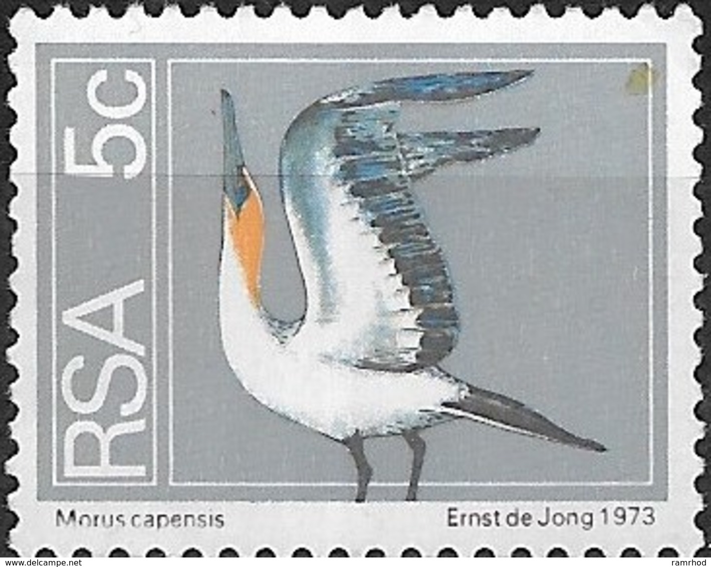 SOUTH AFRICA 1974 Birds - 5c - Cape Gannet MNH - Ungebraucht