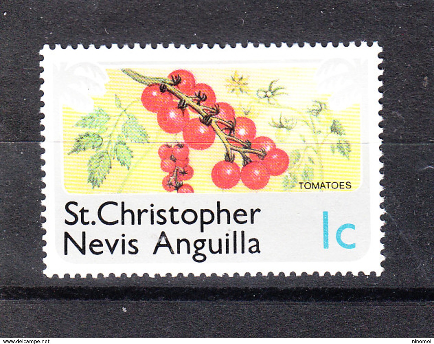 St. Christopher  Nevis Anguilla  - 1978.  Pomodorini. Cherry Tomatoes. MNH - Frutta