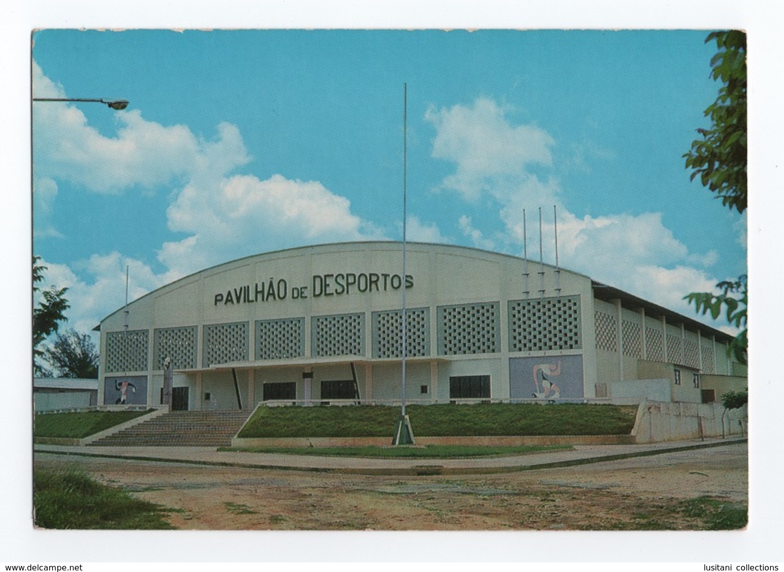 Postcard 1960s MOZAMBIQUE MOÇAMBIQUE NAMPULA - PAVILHÃO DOS DESPORTOS AFRICA AFRIQUE AFRIKA - Mozambique