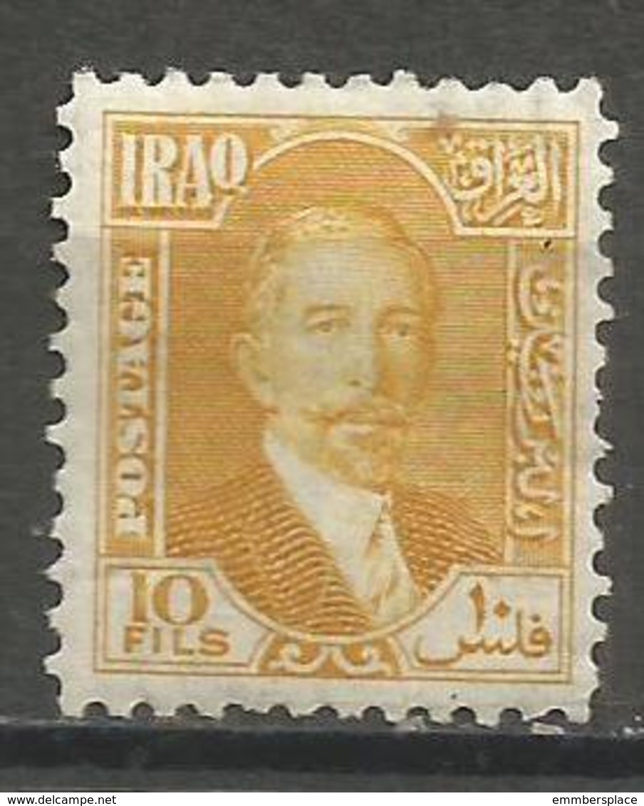 Iraq - 1932 Faisal 10f MH*  SG 143 - Iraq