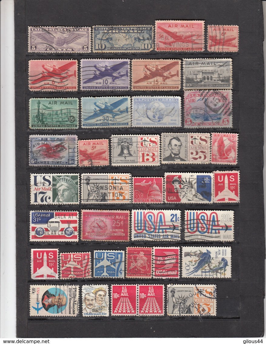 USA Poste Aerienne  Air Mail 37 Values - Other & Unclassified