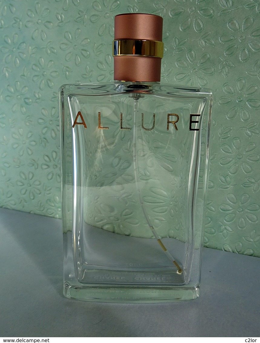 Flacon Spray   "ALLURE"  De CHANEL  VIDE   Eau De Parfum 100 Ml - Bottles (empty)