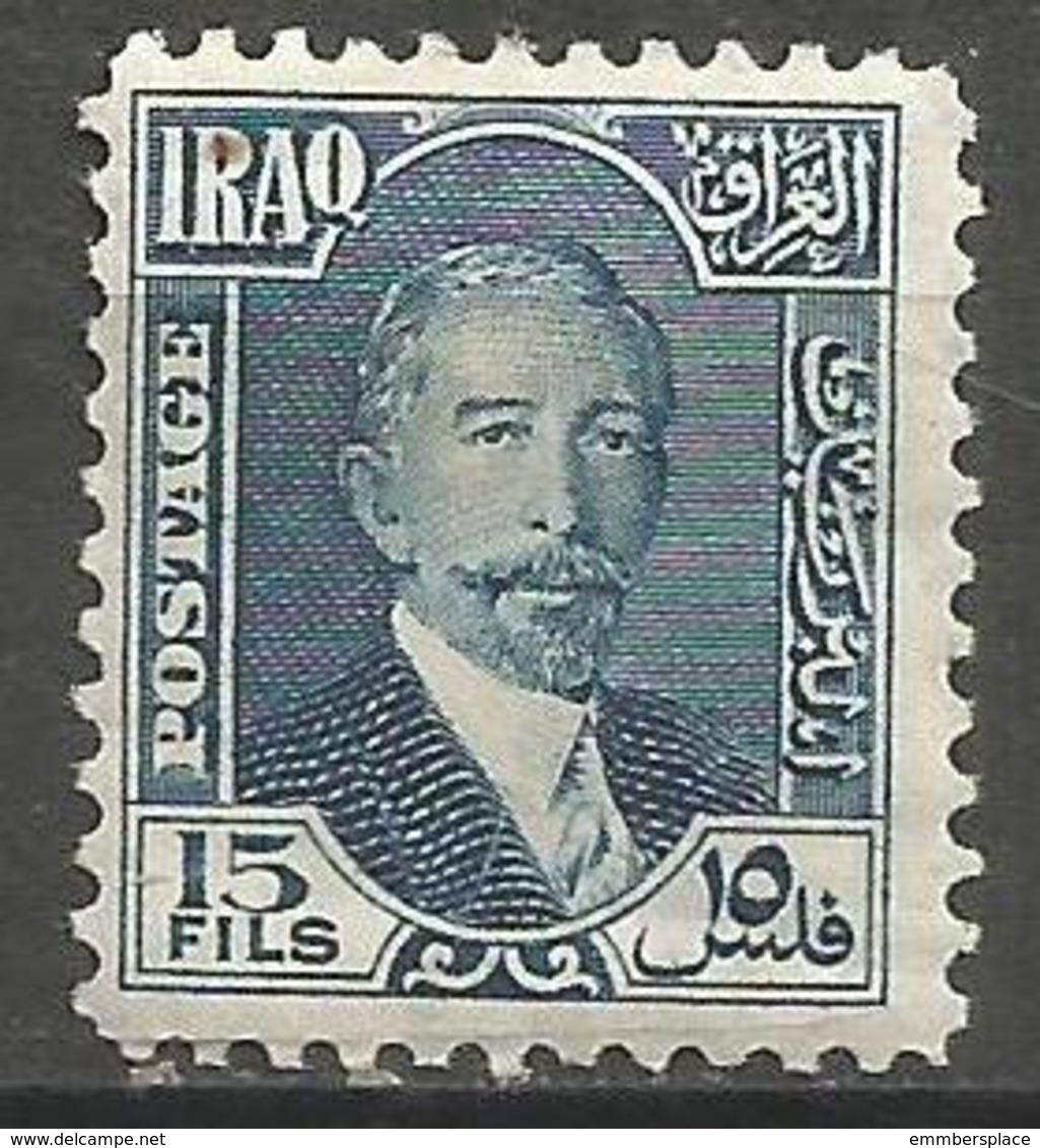 Iraq - 1932 Faisal 15f MH*  SG 144 - Irak