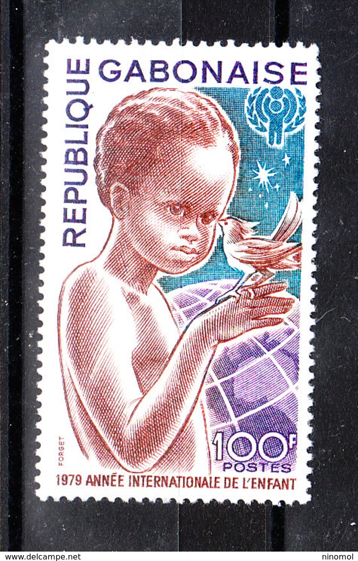 Gabon   - 1979. Bimbo Con Uccellino. Child With Little Bird. MNH - Altri & Non Classificati