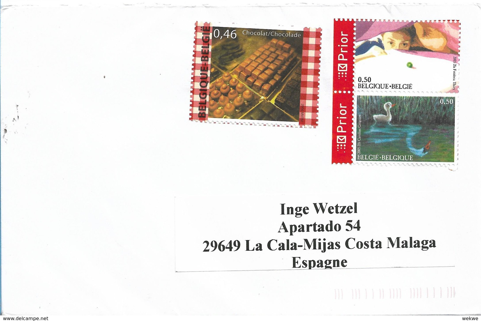 B4033 / Belgien,  Marken Nicht Entwertet (2005 + 2006) - Storia Postale