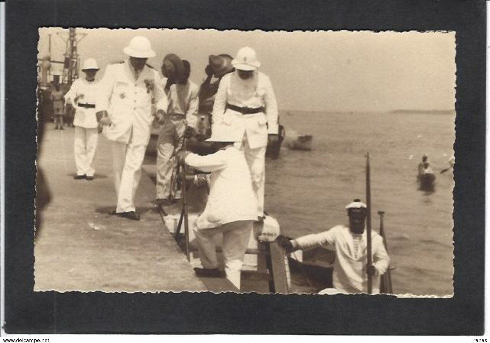 CPA Cameroun Douala Carte Photo RPPC Le Gouverneur REPIQUET, Voir Scan Du Dos - Kameroen