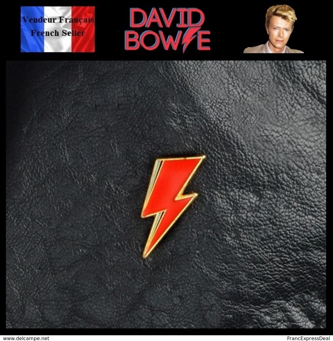 Pins Pin's Badge NEUF En Métal ( Brooch ) - David Bowie Aladdin Sane - Musique