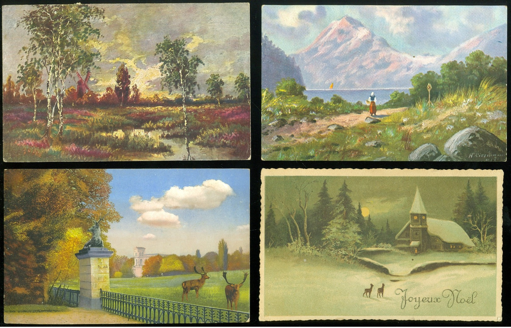 Beau Lot De 60 Cartes Postales De Fantaisie Paysages Paysage Mooi Lot Van 60 Postkaarten Fantasie Landschappen Landschap - 5 - 99 Postkaarten