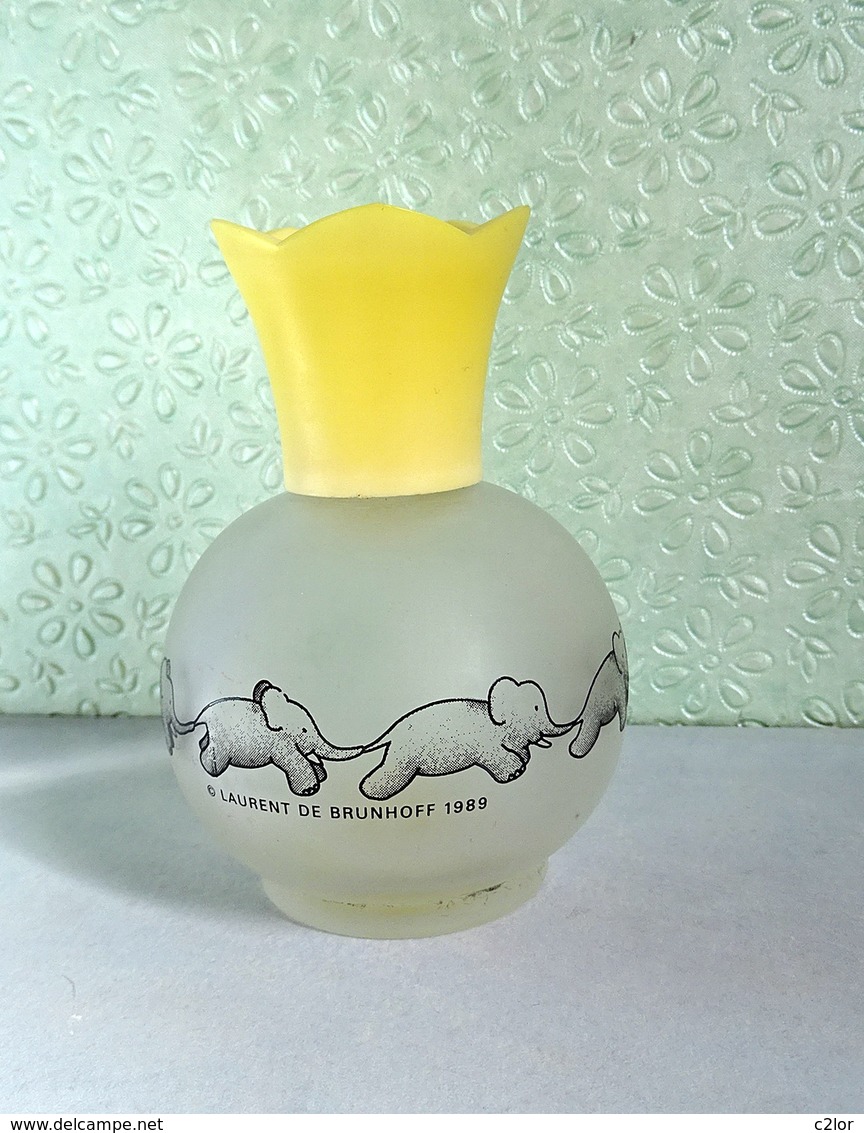 Ancien  Flacon Avec Bouchon (non Spray) "BABAR" Eau De Toilette Pour Bébé Sans Alcool 100 Ml VIDE - Flakons (leer)