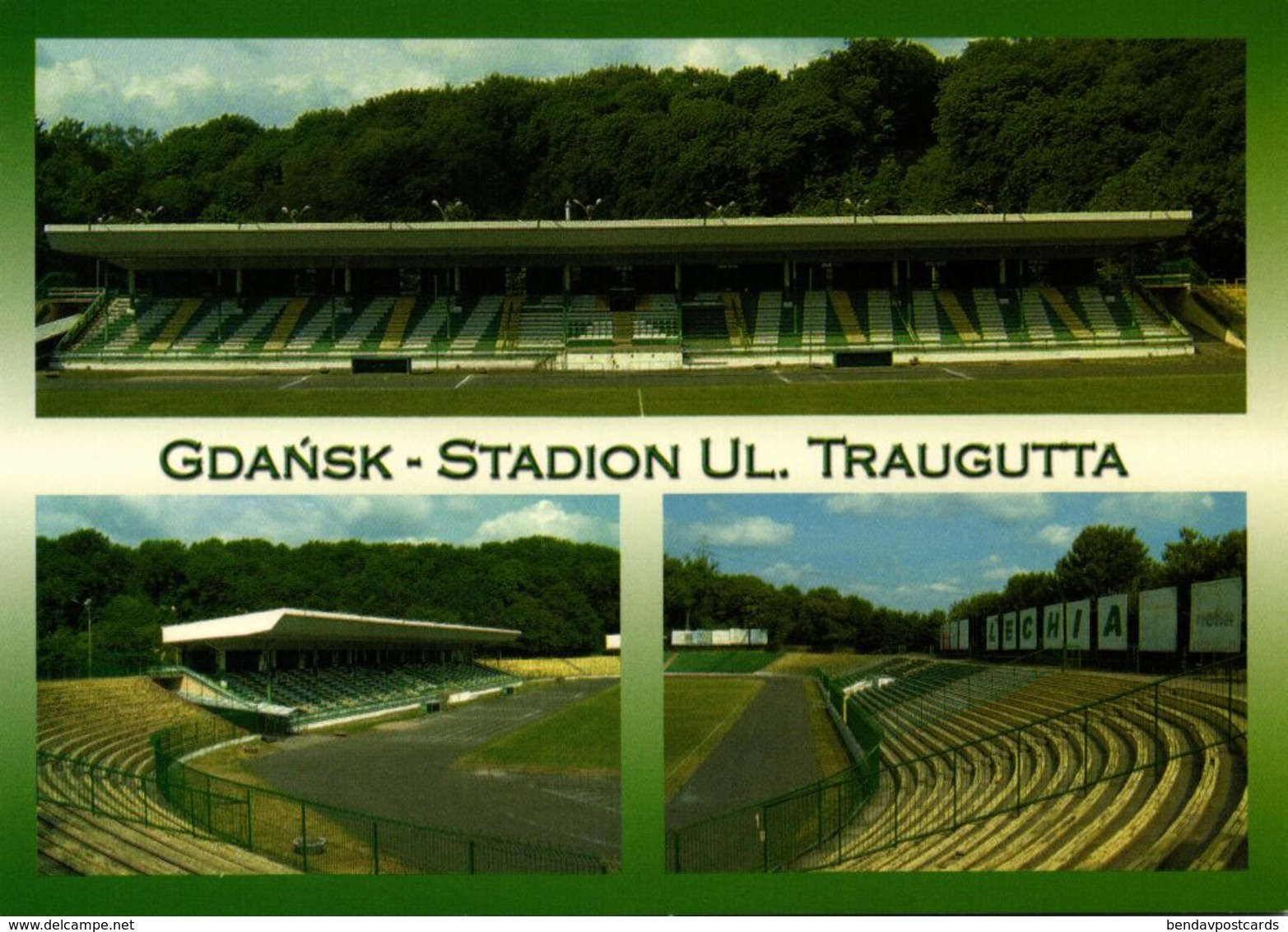 Poland, GDANSK, Stadion Ul. Traugutta (2004) Stadium Postcard - Soccer