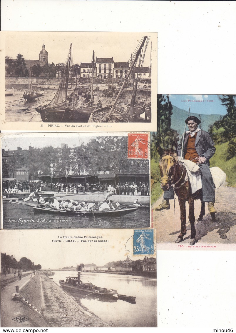 T.BON LOT DE 250 CPA FRANCE.T.T.B.ETAT.+ DE 100 CARTES ANIMEES.TOUTES REGIONS.A SAISIR.PETIT PRIX.PORT : 8.50E