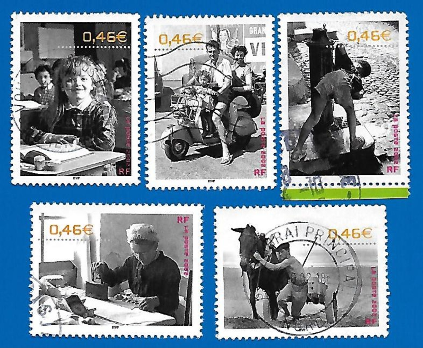 2002 - Le Siècle Au Fil Des Timbres - Vie Quotidienne - Série Complète - Gebraucht