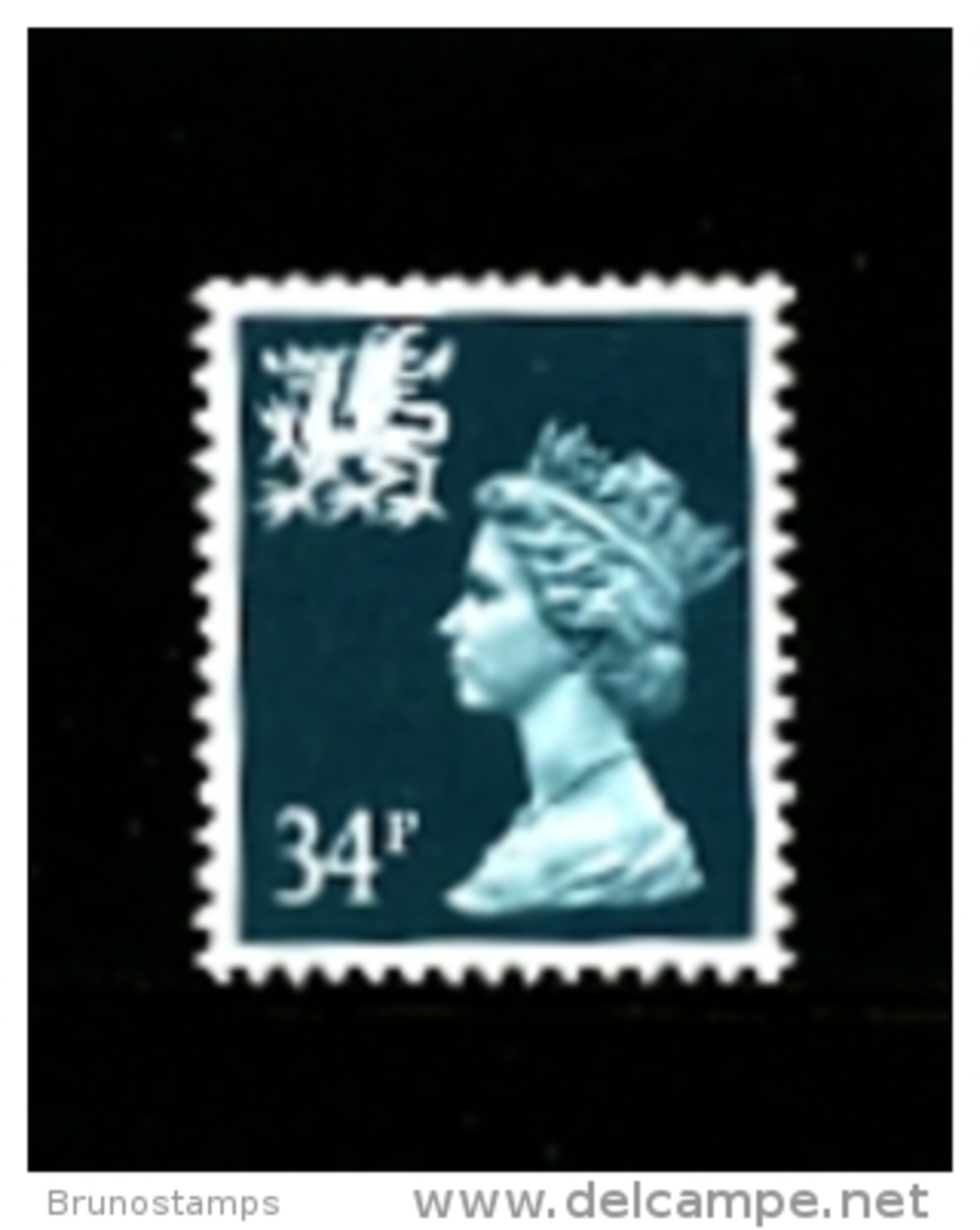 GREAT BRITAIN - 1989  WALES  34 P.  MINT NH   SG  W67 - Galles