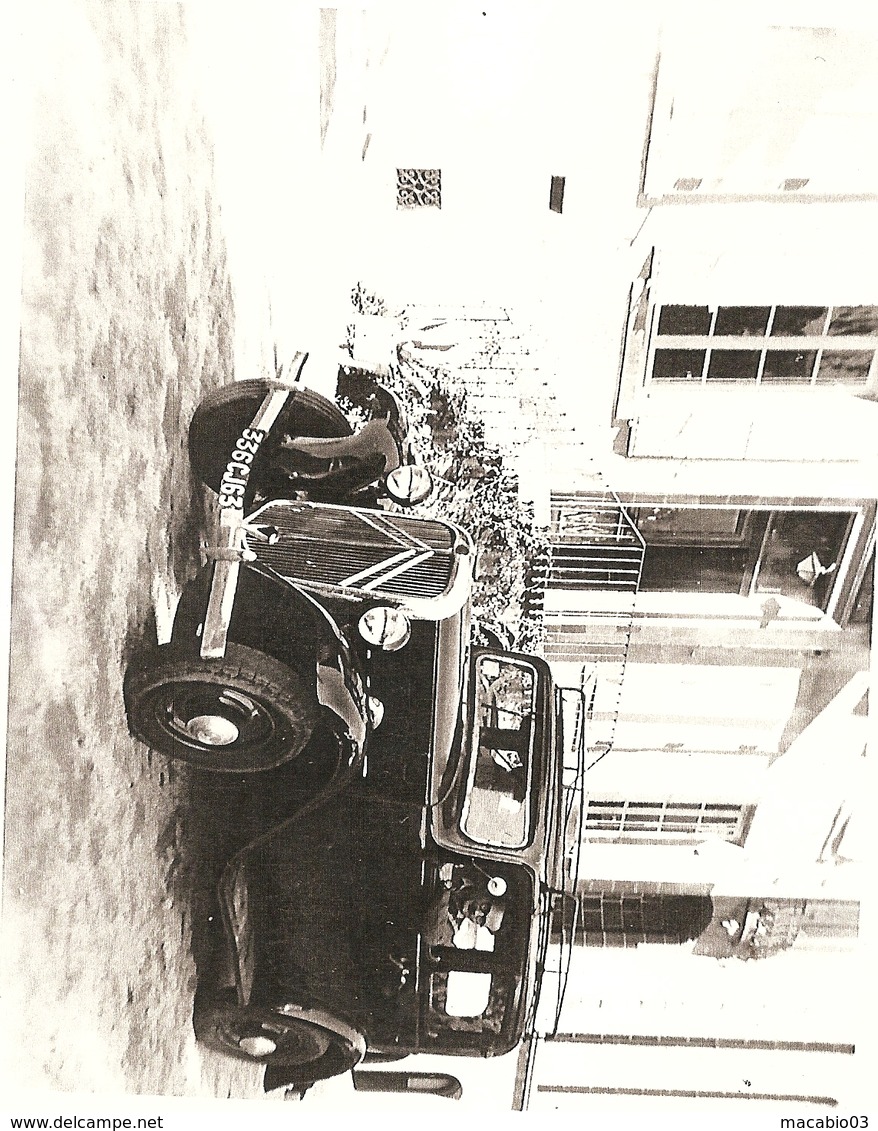 Photo Automobile Citroën Rosalie 10 - Année Fin 1932 - Coches