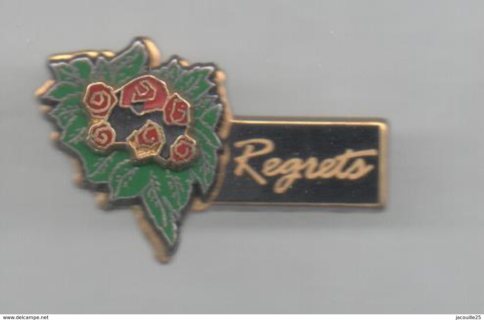 PINS PIN'S ARBRE NATURE FLEUR FLEURS ROSE REGRET EN RELIEF EGF - Autres & Non Classés