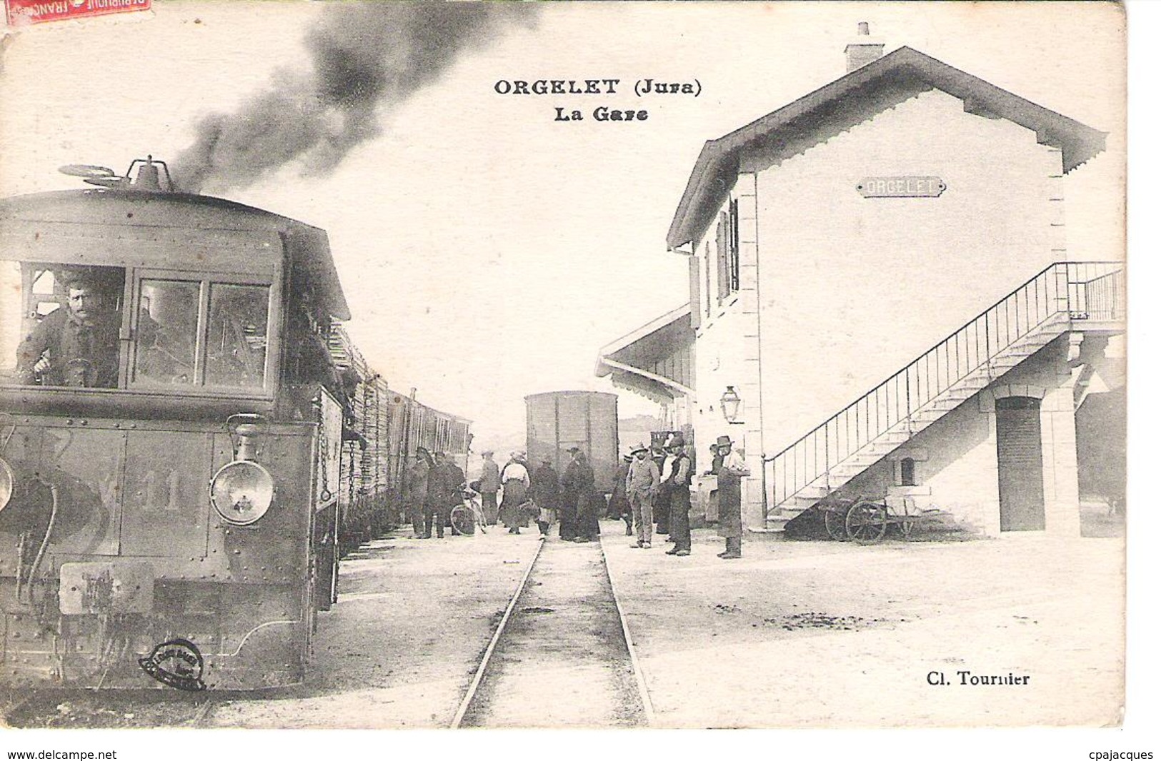 39 - ORGELET : LA GARE . TRAINS  . - Orgelet