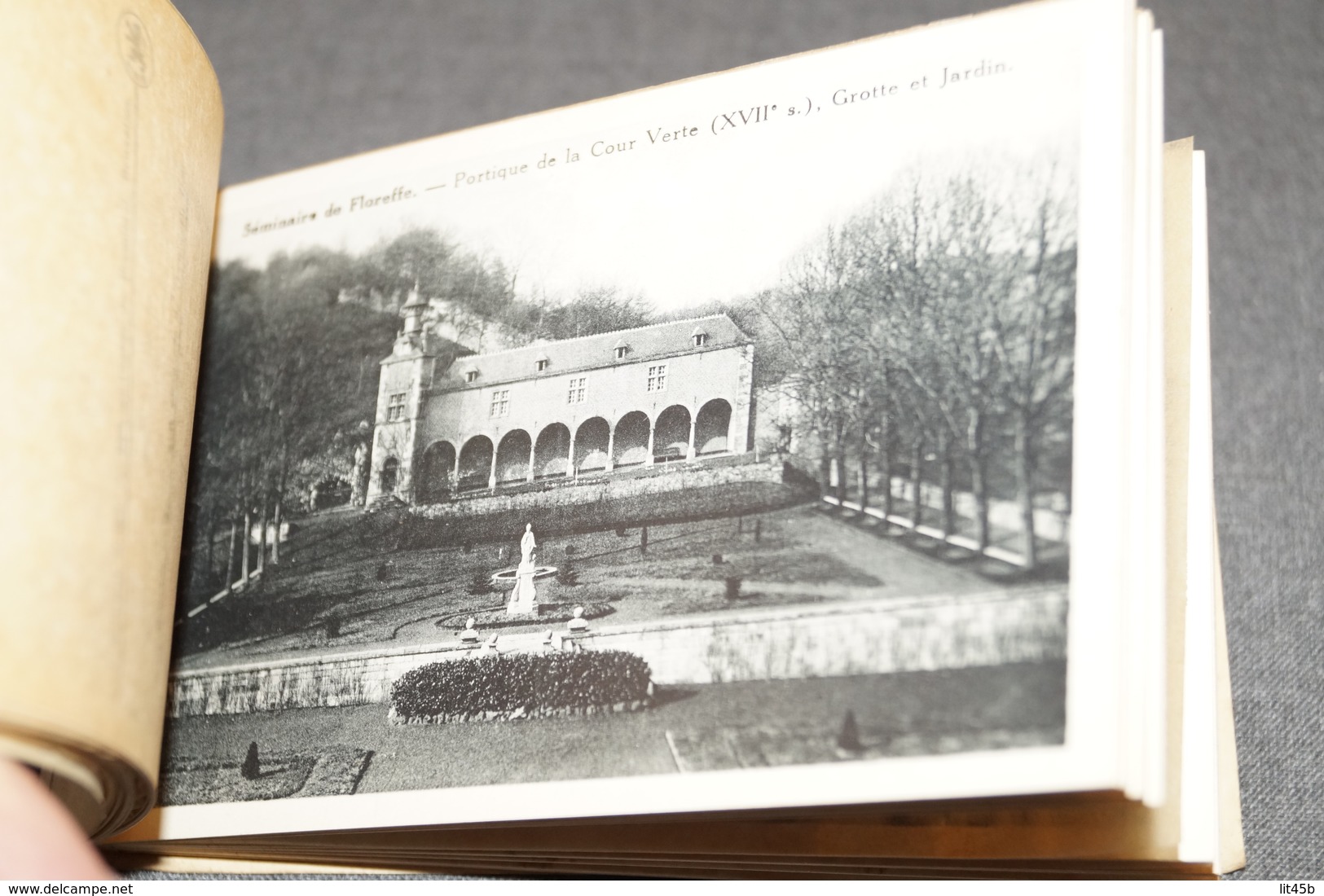 Floreffe,ancien gros carnet du séminaire de Floreffe,complet 30 cartes Vues,superbe état pour collection