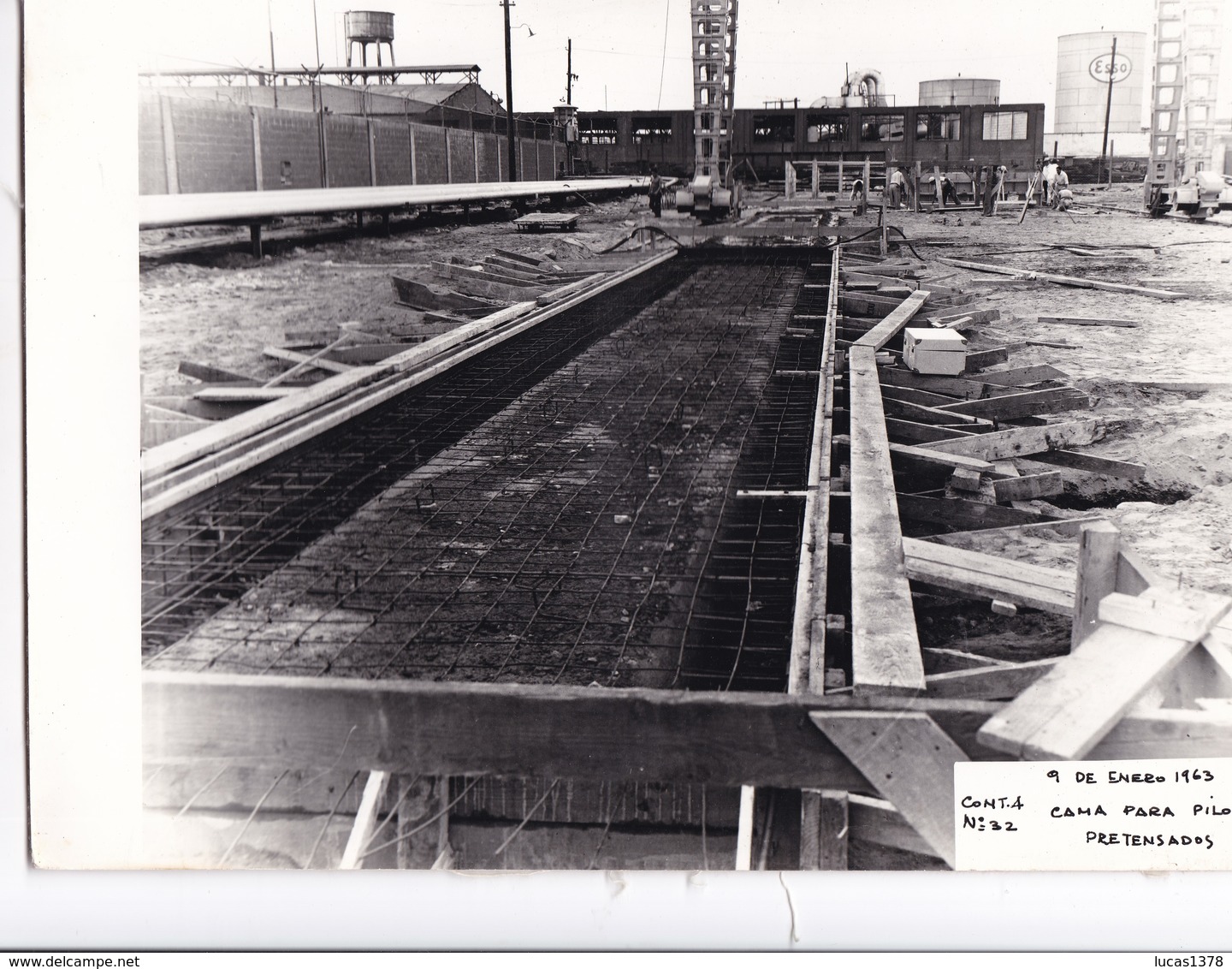 PEROU / LIMA / PORT DE CALLAO /  TRES BELLE SERIE DE 6 GRANDES PHOTOS / PLANTA DE PRETENSADO / JANVIER 1963 / A VOIR - Plaatsen