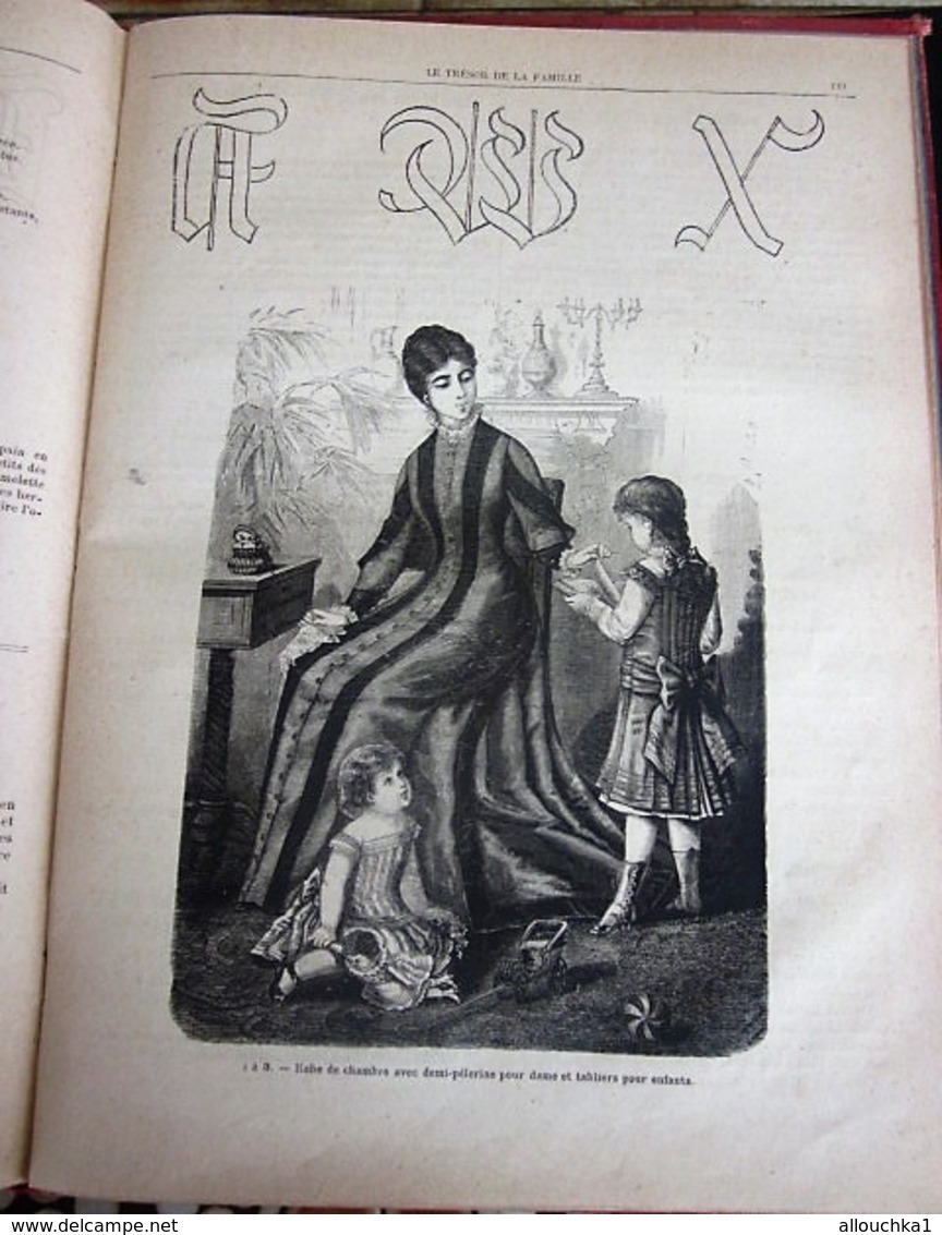 RECUEIL OUVRAGES BRODERIE ALPHABET TAPISSERIE-DENTELLES-LOISIRS CRÉATIFS-TRÉSOR DE LA FAMILLE FIGURINES MODÈLES GRAVURES